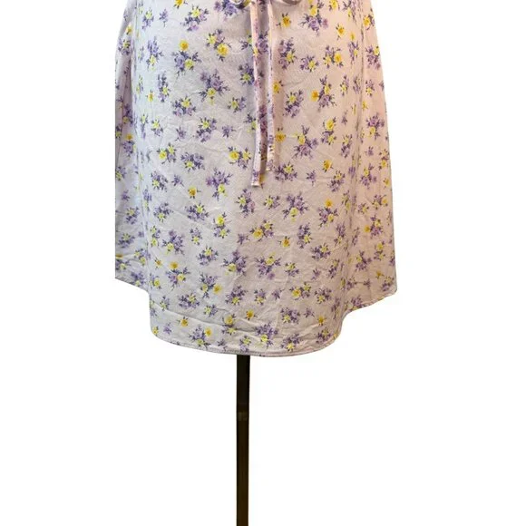 Strappy Small Back Mini Dress Pink/Purple Fully Lined Sweetheart Neckline - Picture 8 of 12